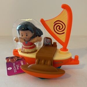 Fisher Price Little People Disney Princess Moana parade float toy NWT